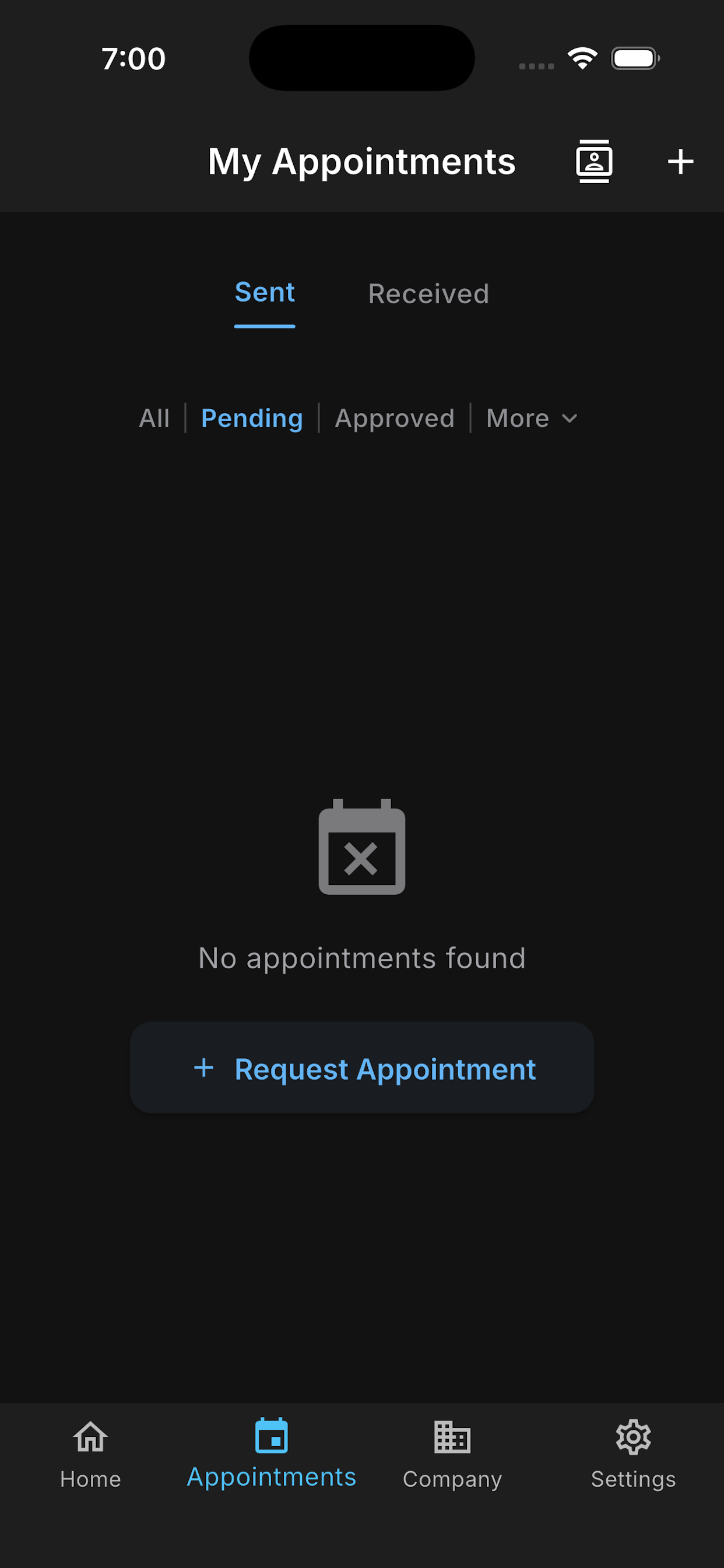 MeetPass app preview screen